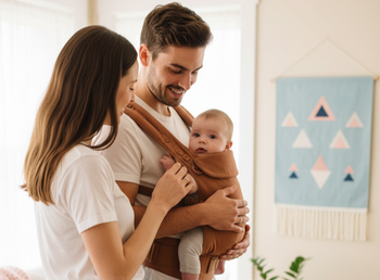 Babytrage für Papas – moderne Väter tragen mit Nähe und Vertrauen